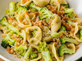 helthy brocolis pasta