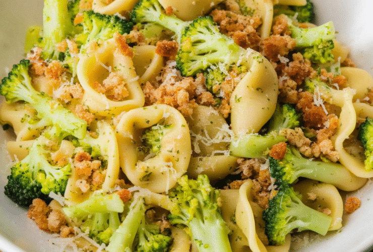 helthy brocolis pasta