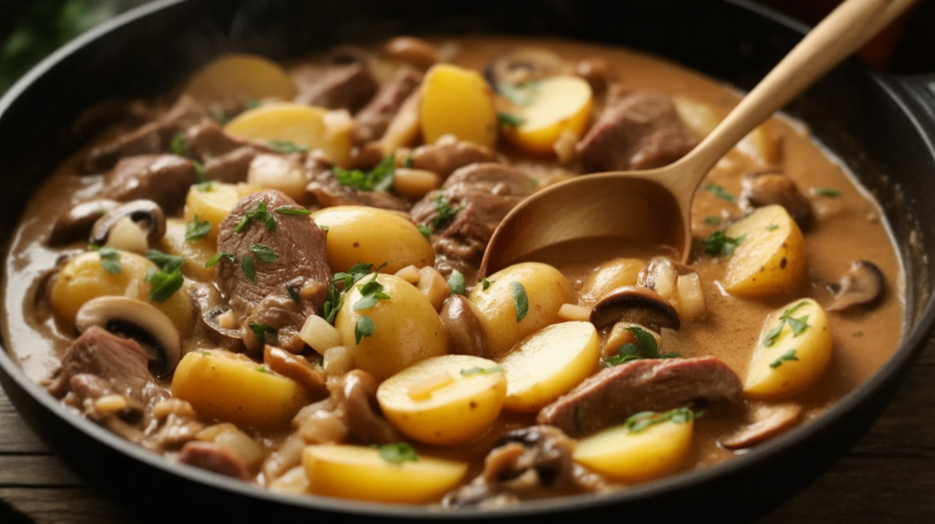 Beef Stroganoff