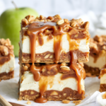 Caramel Apple Cheesecake Bars