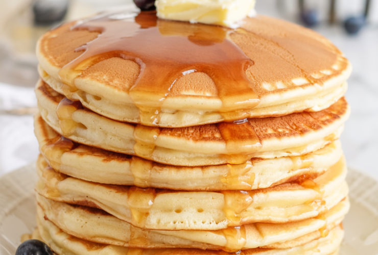 Fluffy Blueberry Pancakes