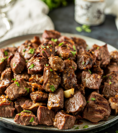 Garlic Butter Steak Bites