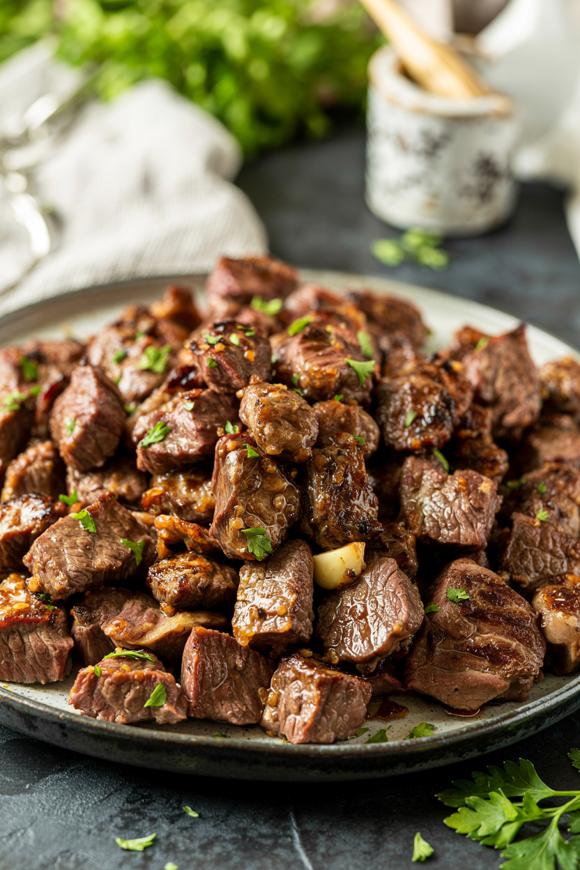 Garlic Butter Steak Bites