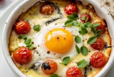 Mediterranean Baked Feta Eggs
