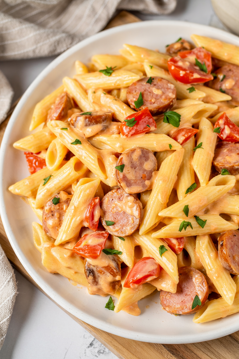 Creamy Smoked Sausage Pasta