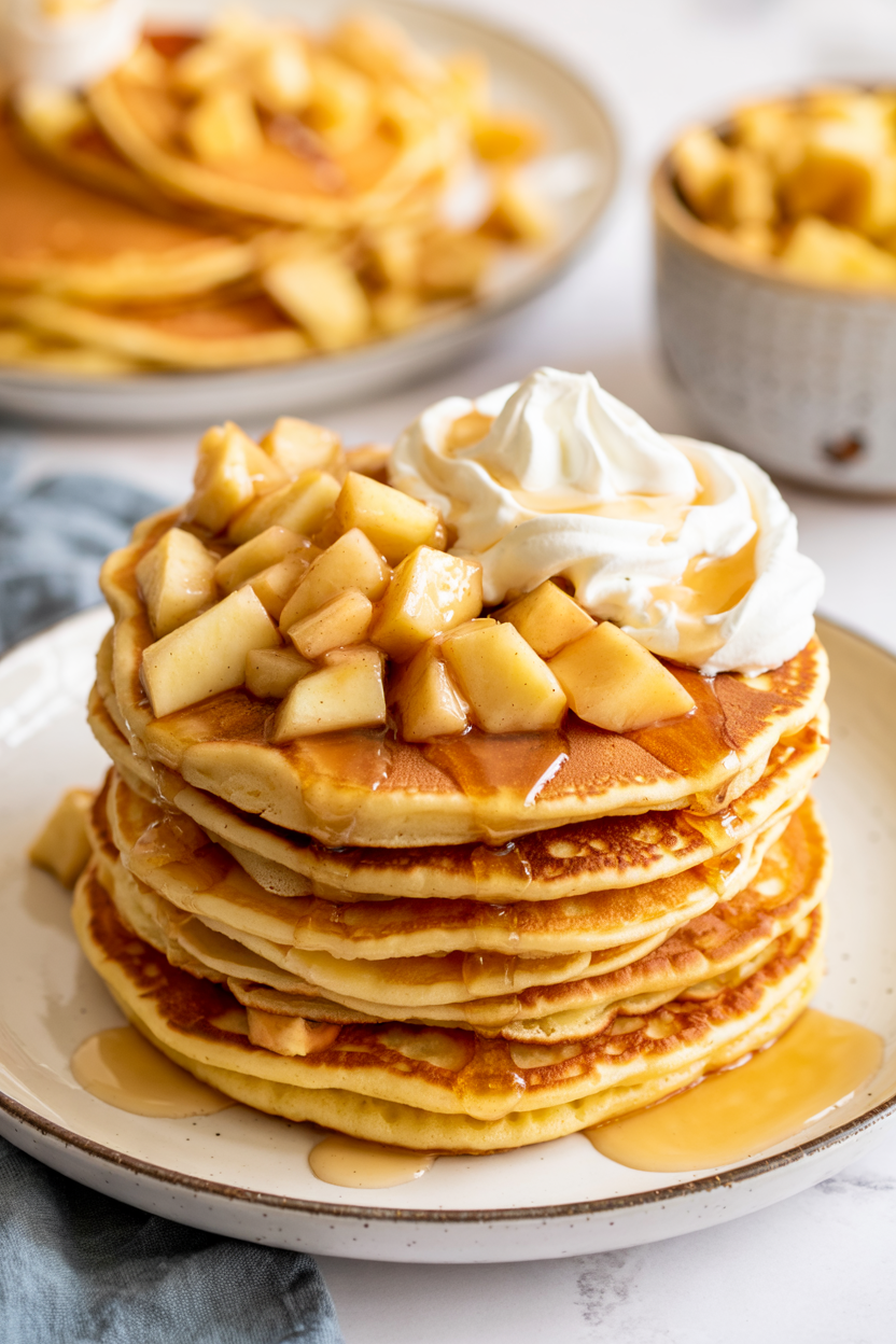 Apple Yogurt Pancakes