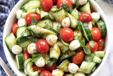 Cucumber Caprese Salad