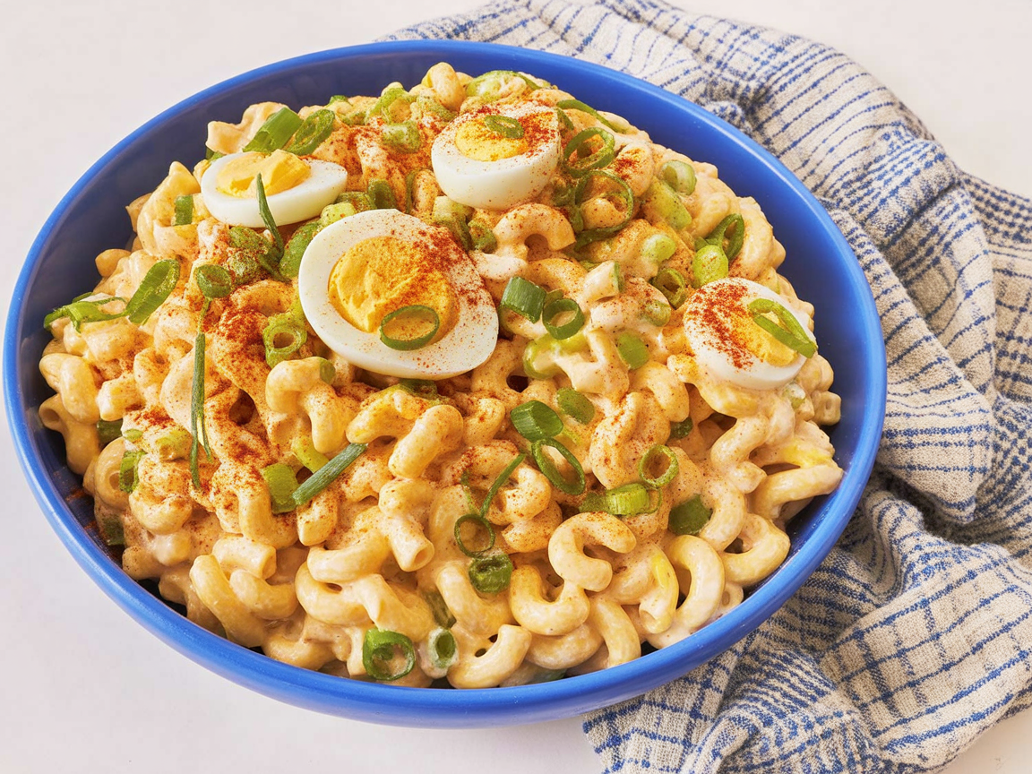 Deviled Egg Macaroni Salad