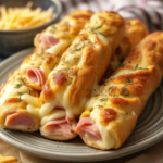 Crispy Ham and Cheese Sticks