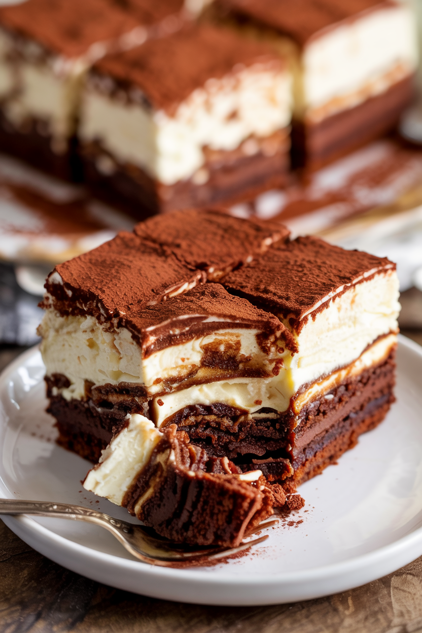 Tiramisu Brownies