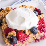 Baked Oatmeal with Berries