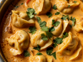 Creamy Coconut Curry Soup With Dumplings