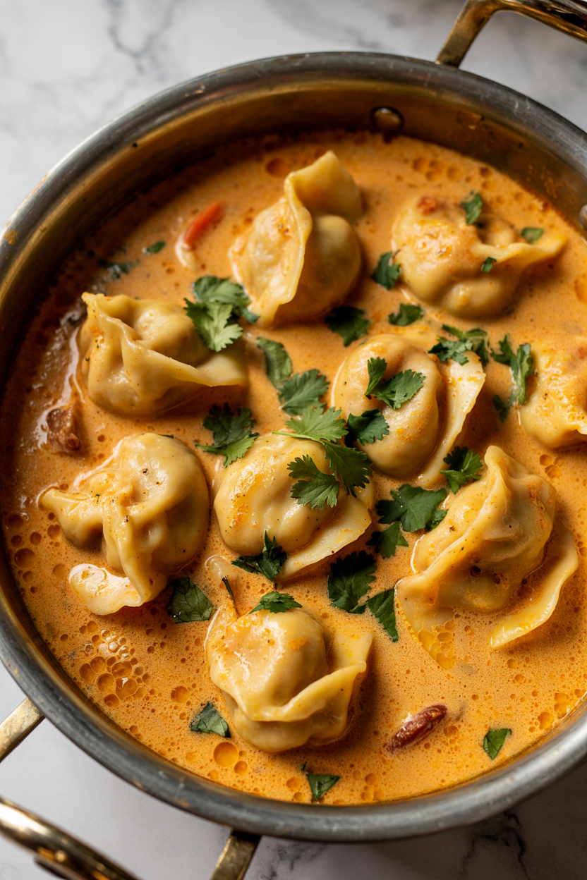 Creamy Coconut Curry Soup With Dumplings