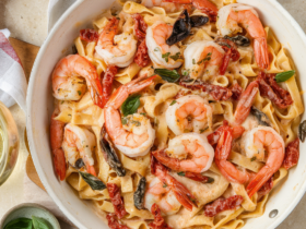 Creamy Tuscan Shrimp Pasta