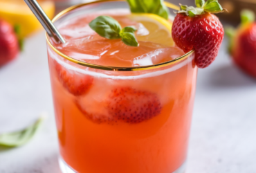 Strawberry Basil Lemonade